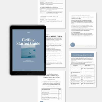 Oceanic Cruise Client Communication Templates