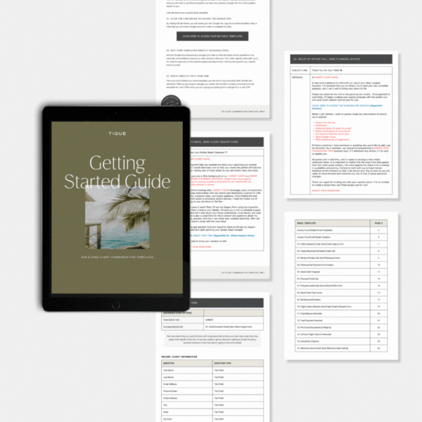 Sun & Sand Client Communication Templates