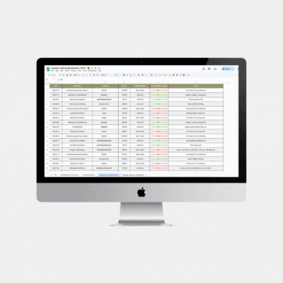 Expense Tracking Spreadsheet