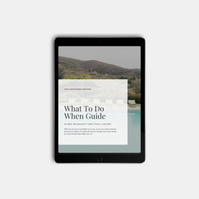 What To Do When Guide